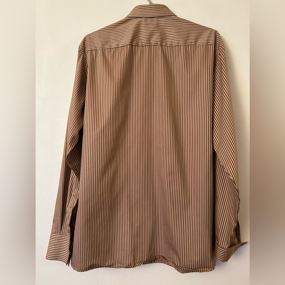 Men’s Dark Red Lined Long-Sleeved Shirt - Picture 4 of 4